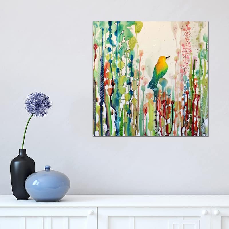 iCanvas "Voir le Monde Autrement" by Sylvie Demers Canvas Print - 18x18x1.5