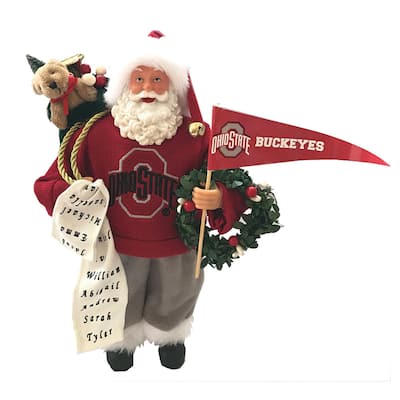12" Ohio State Proud Santa