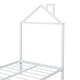 preview thumbnail 43 of 44, Twin Size House Shaped Metal Platform Bed with Trundle