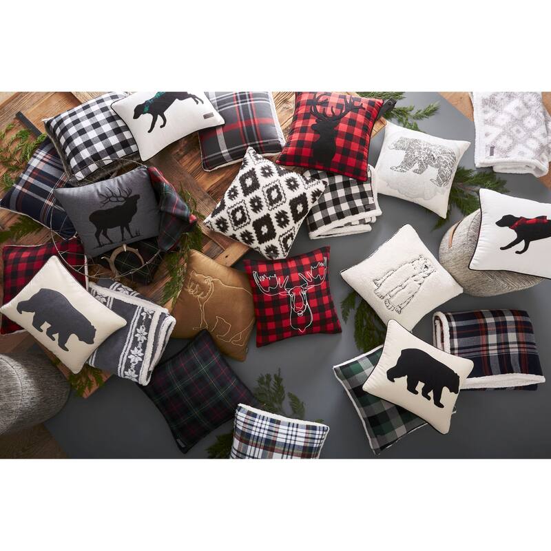 Eddie Bauer Elk Charcoal Breakfast Pillow