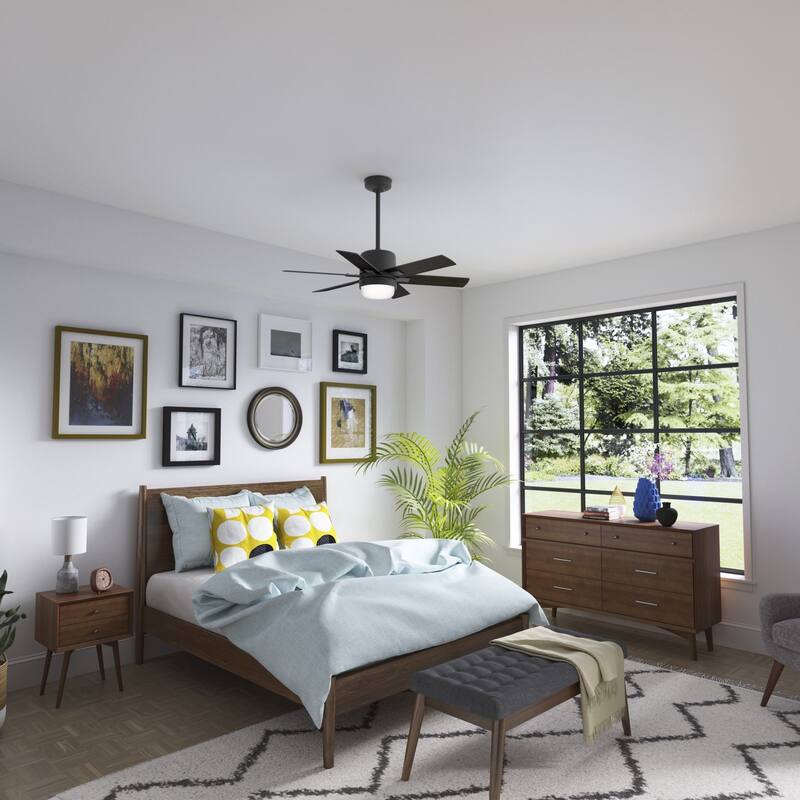 Hunter 44" WiFi Radeon Ceiling Fan with LED Light Kit and Wall Control - SMART FAN!