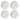 Lenox French Perle Scallop 4-Piece Accent Plate Set White