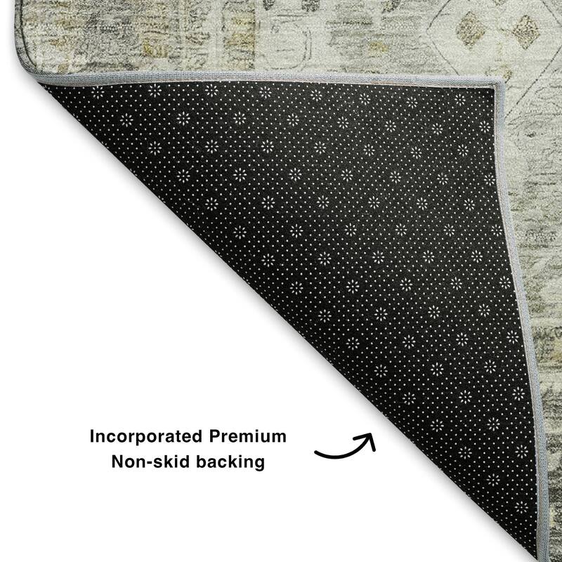 Premium Washable Super Soft Vintage Traditional Mayfield Rug