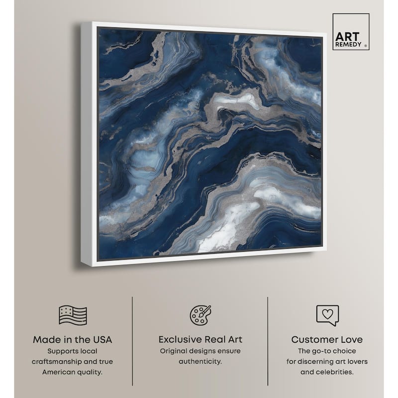 Deep Sea Geode I Canvas by Art Remedy