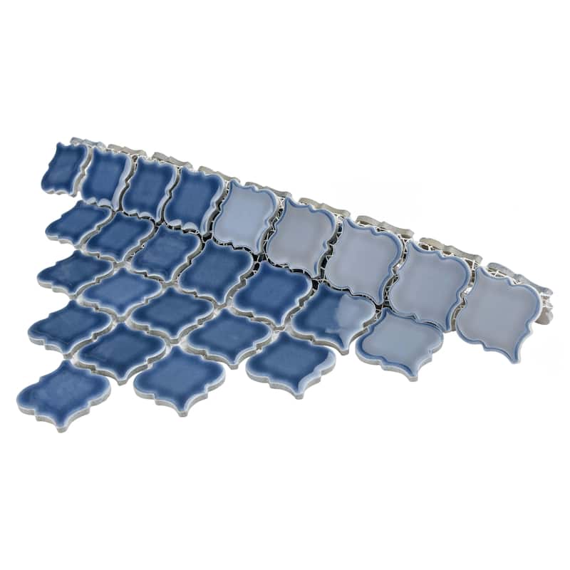 Merola Tile Hudson Tangier Denim Blue 12-3/8" x 12-3/8" Porcelain Floor and Wall Tile