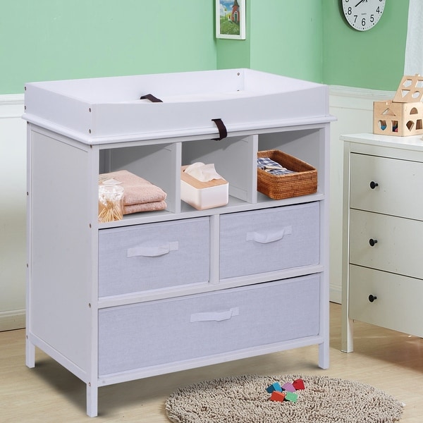 Shop Costway Infant Baby Diaper Station Nursery Furniture Changing