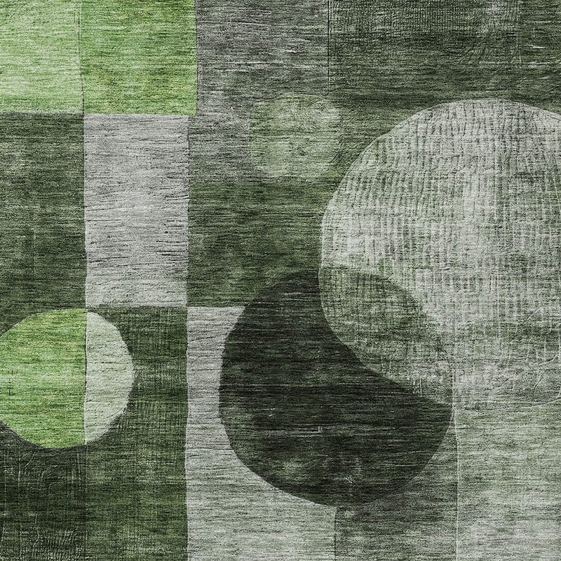 HomeRoots Geometric Transitional Rectangle Outdoor Rug