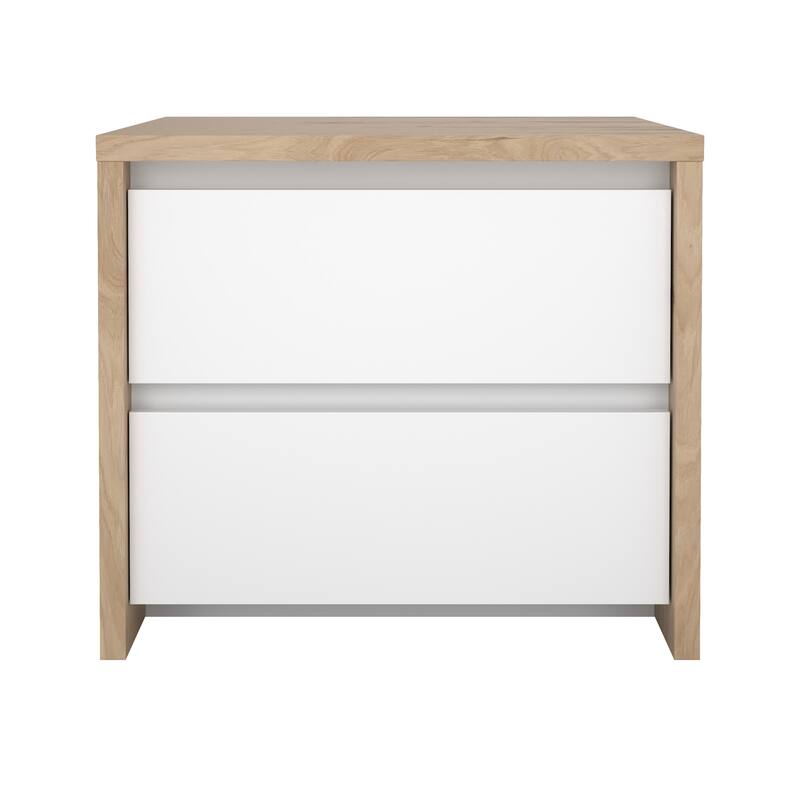 Porch & Den Next 17-Inch Tall 2-Drawer Nightstand End Table