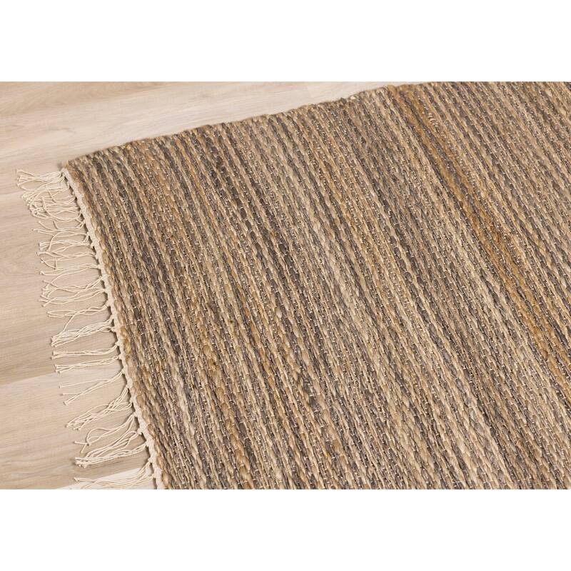 Nairobi Collection - Braided Jute Beige Rug