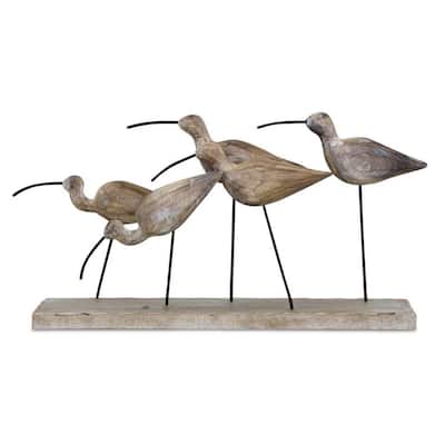 Wooden Bird Sculpture