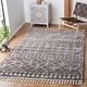 preview thumbnail 58 of 62, SAFAVIEH Berber Fringe Shag Liller Trellis Area Rug 3'3" x 5'3" - Brown/Ivory - Rectangle