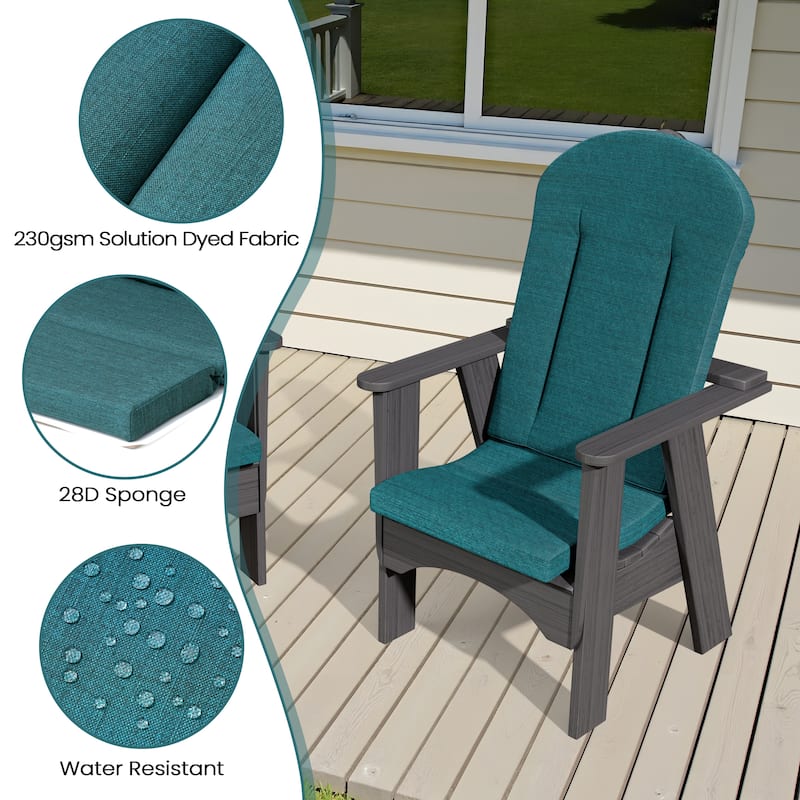 Pellebant Outdoor Adirondack Chairs Cushion High Back