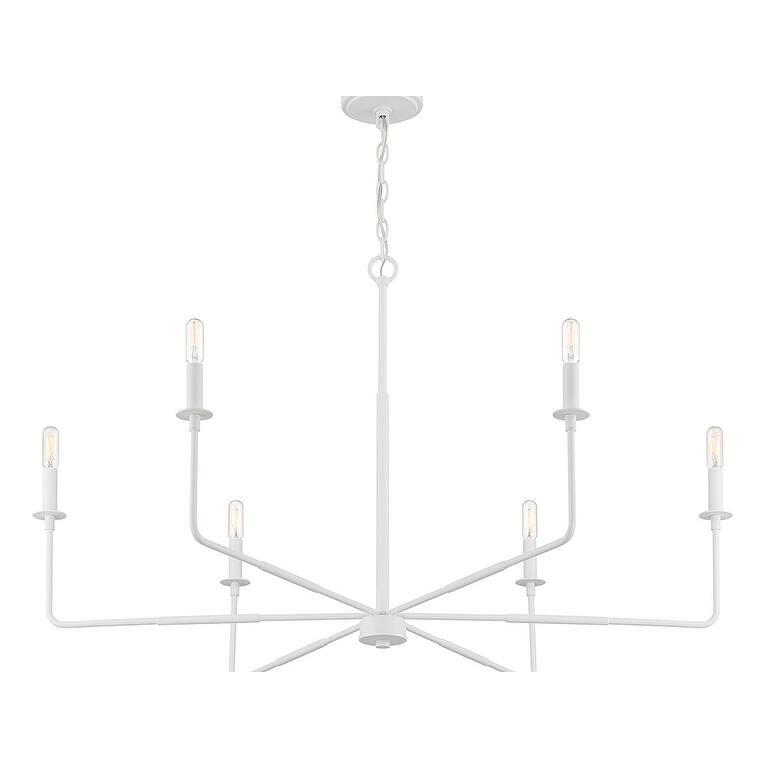 Savoy House Salerno 6 Light 42" Wide Chandelier