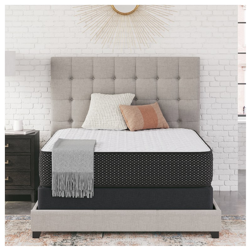 Signature Design by Ashley Limited Edition Firm White Mattress - White/Black - Queen - Foundation Not Included - Firm