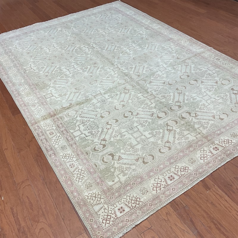 HERAT ORIENTAL Handmade Turkish Oushak Wool Rug - 6'4" x 9'6"