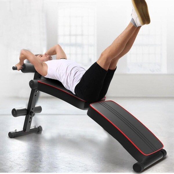 Foldable Decline Sit Up Bench Crunch Board Fitness Home Gym