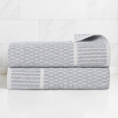 Superior Juno Viscose Cotton Blend Bath Towels, Set of 2