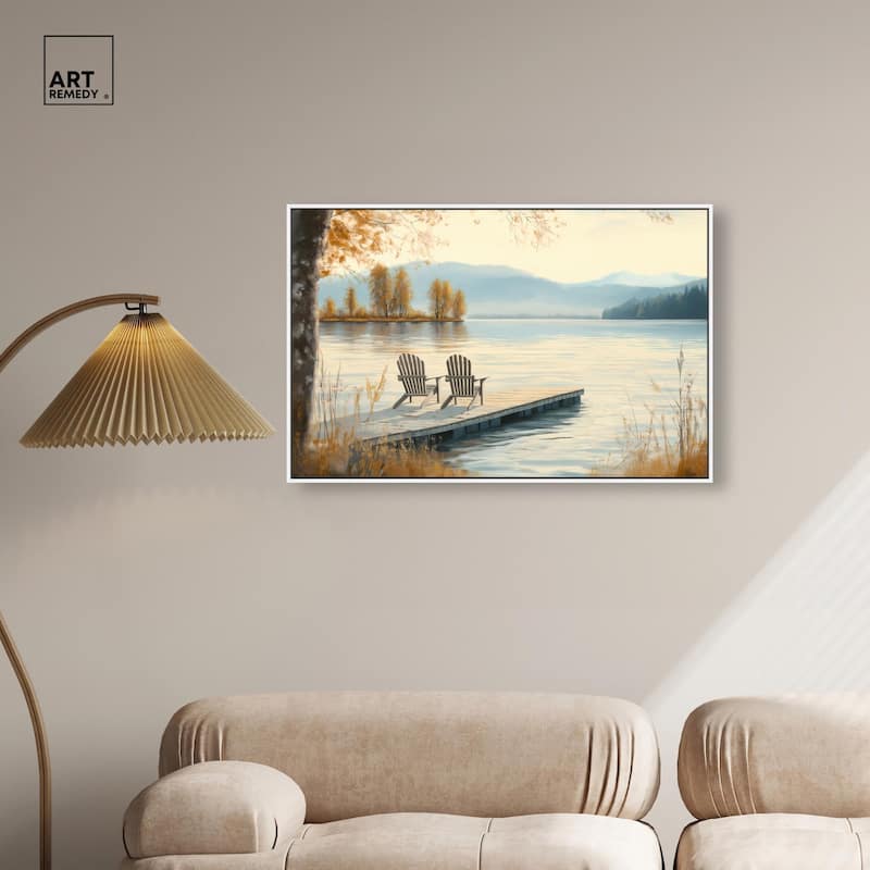 Lake of Dreams Canvas by Art Remedy