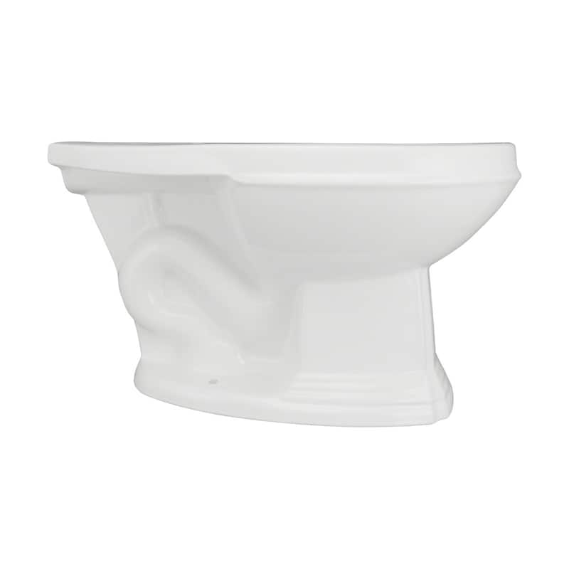 White Toilet - Sheffield Elongated Rear Entry Toilet Bowl High Tank Toilets Renovators Supply