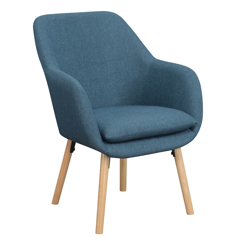 Convenience Concepts Take a Seat Charlotte Wingback Upholstered Accent Armchair
