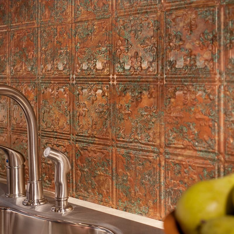 FASÄDE Traditional Style 10 Decorative Vinyl Backsplash Panel