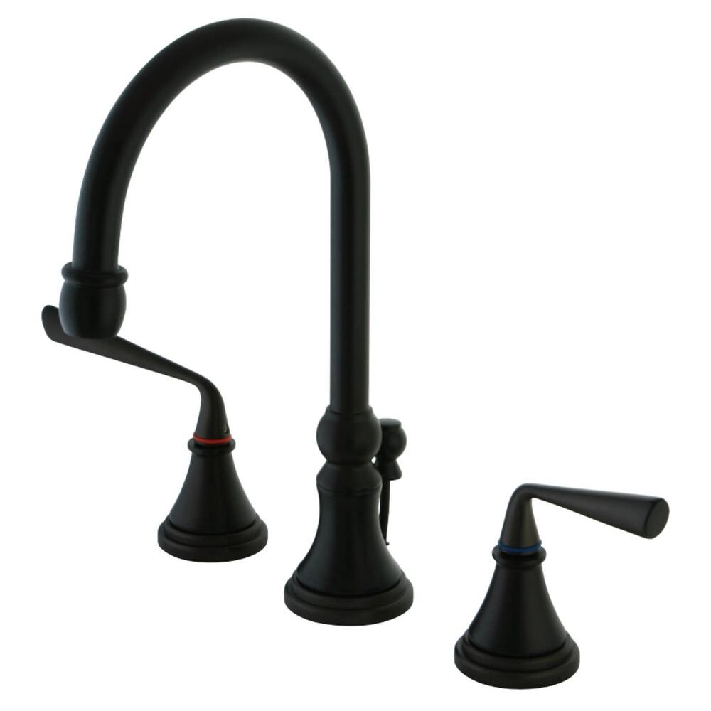 Kingston Brass Silver Sage 1.2 GPM Widespread Bathroom Faucet with