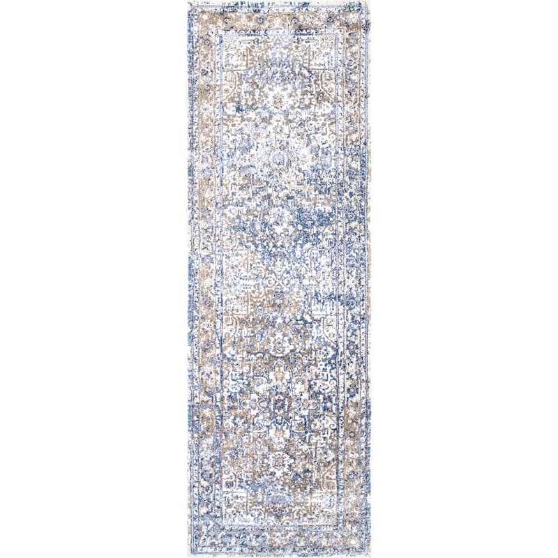 Nuloom Lilah Vintage Medallion Area Rug