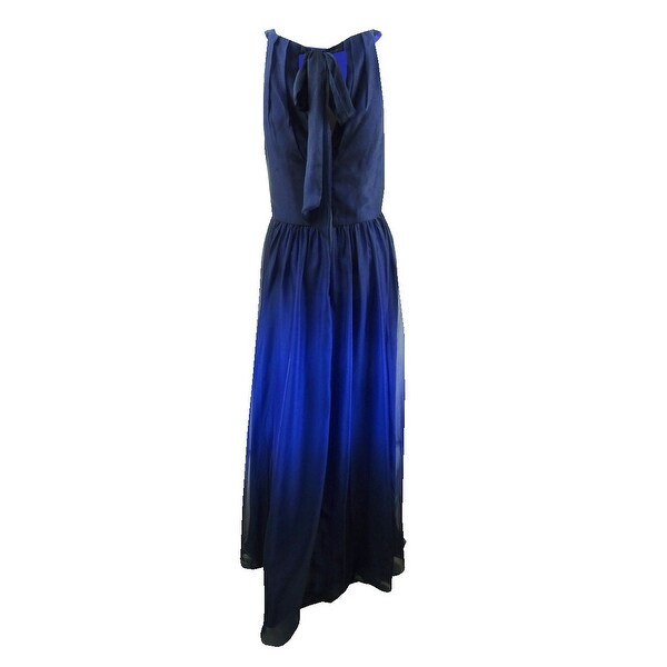 chiffon halter gown