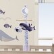 preview thumbnail 5 of 4, Lambs & Ivy Bubbles & Squirt Whale/Fish Musical Baby Crib Mobile Soother Toy