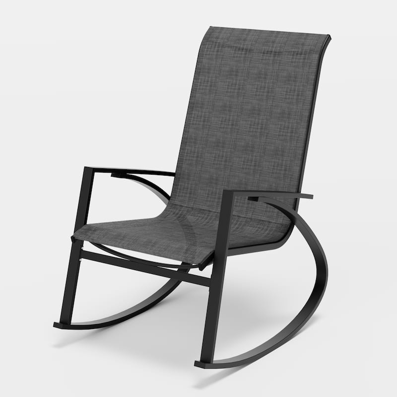 Corvus Antonio Outdoor Sling Fabric Rocking Chair