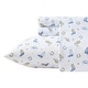 preview thumbnail 12 of 15, Wrangler Kids Printed Cozy Sheet Set Rodeo Star Blue - Full