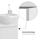 preview thumbnail 7 of 23, 18-inch mini bathroom cabinet with ceramic sink