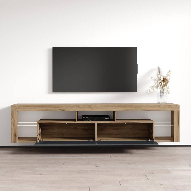 Milano 200 Wall Mounted Floating 79-inch TV Stand
