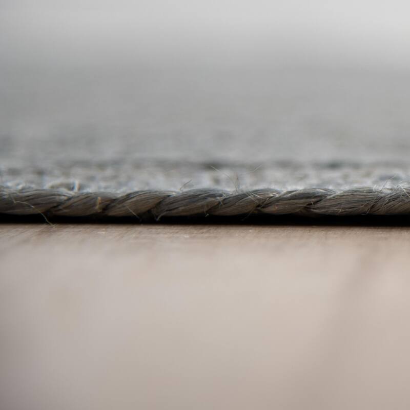 Alora Decor Zenon Tone on Tone Solid Jute Area Rug