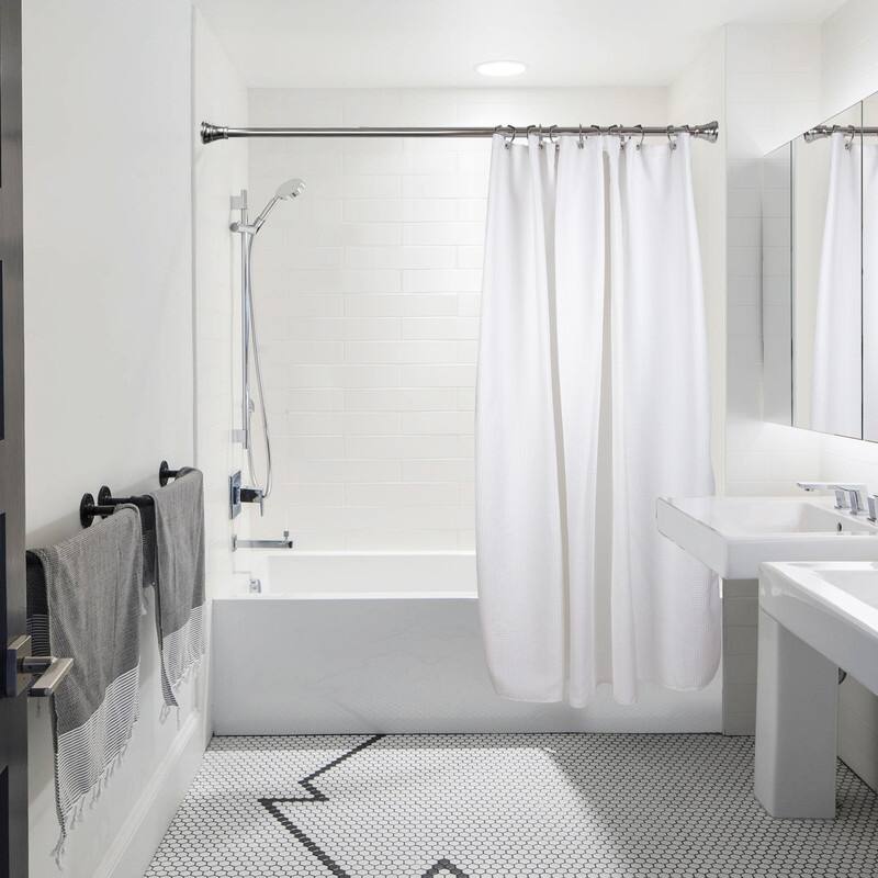 Utopia Alley Rustproof Zinc Shower Curtain Rings for Bathroom, Set of 12