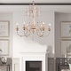 preview thumbnail 3 of 26, The Gray Barn Farmhouse Wood Chandelier French Country Classic Lights for Dining Room