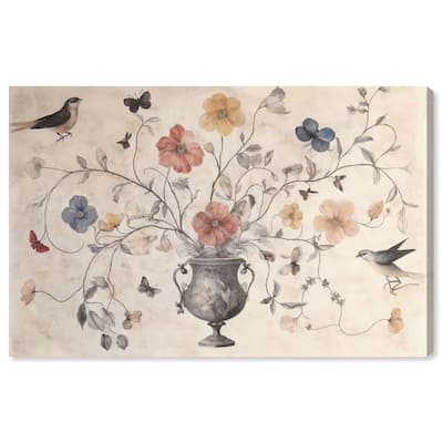 Antique Bouquet Canvas by Art Remedy, Gallery Wrapped