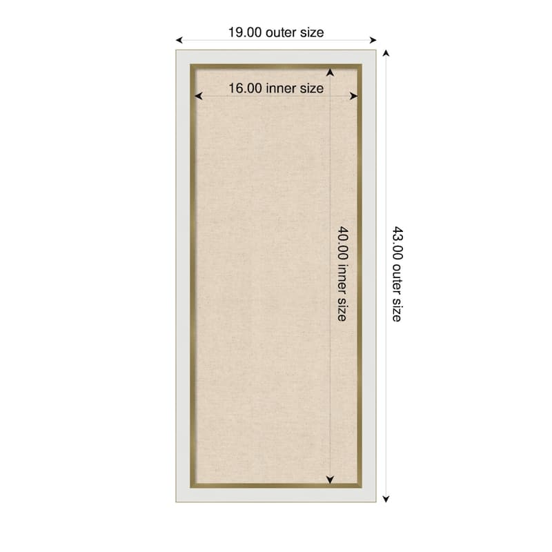 Kate and Laurel Pinboard Neutral Linen