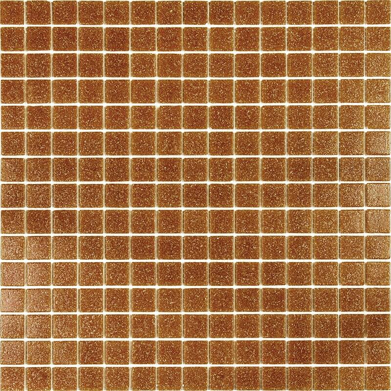 Apollo tile 12" x 12" Dune Glossy Apricot Red Glass Tile (20 sq ft/case) - 20 Pack