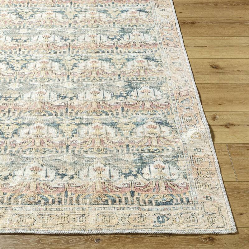 Livabliss Amelie Washable Traditional Area Rug