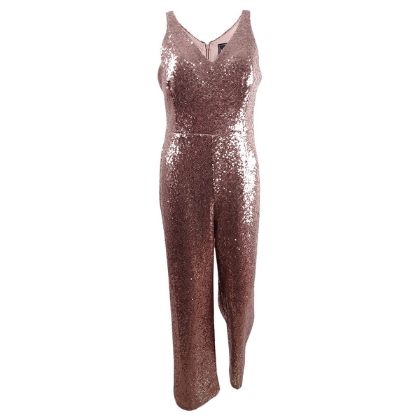 Petite Sequined Jumpsuit
