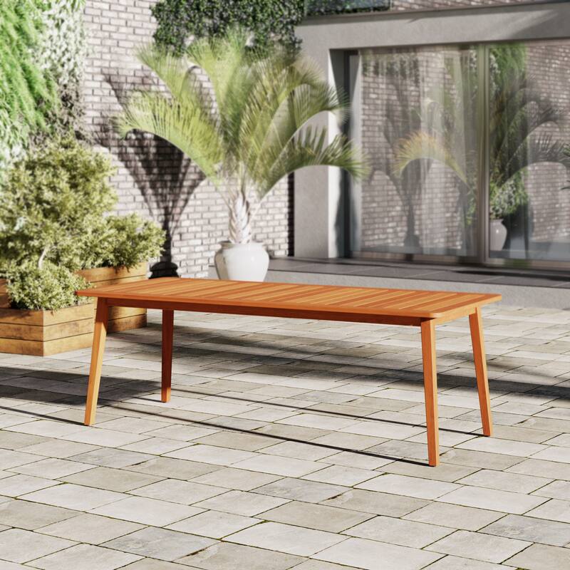 Amazonia 9pc Outdoor Patio Jenthre Dining Wood Set
