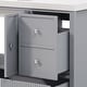 preview thumbnail 36 of 35, Christopher Knight Home - Modern 60-Inch Bathroom Vanity with Separate Sink and Soft-Close Storage