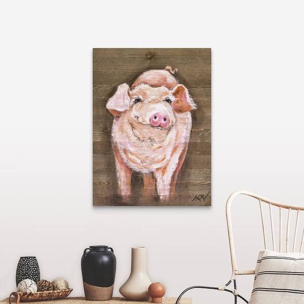 Shop Pig Canvas Wall Art Overstock 24114729