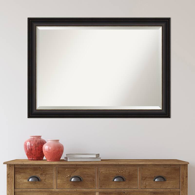 Beveled Wall Mirror - Trio Oil Rubbed Bronze Frame