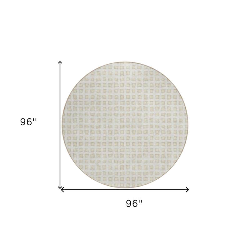 HomeRoots Geometric Transitional Rectangle Outdoor Rug
