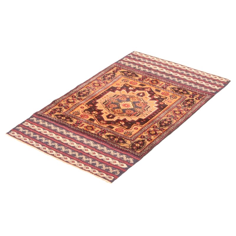 Teimani Copper Rug 2'10" x 4'10" - 2'10 x 4'10