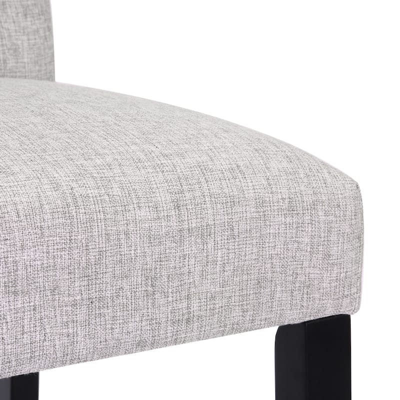 Carter 24" Classic Button Tufted Counter Stool (Set of 2)