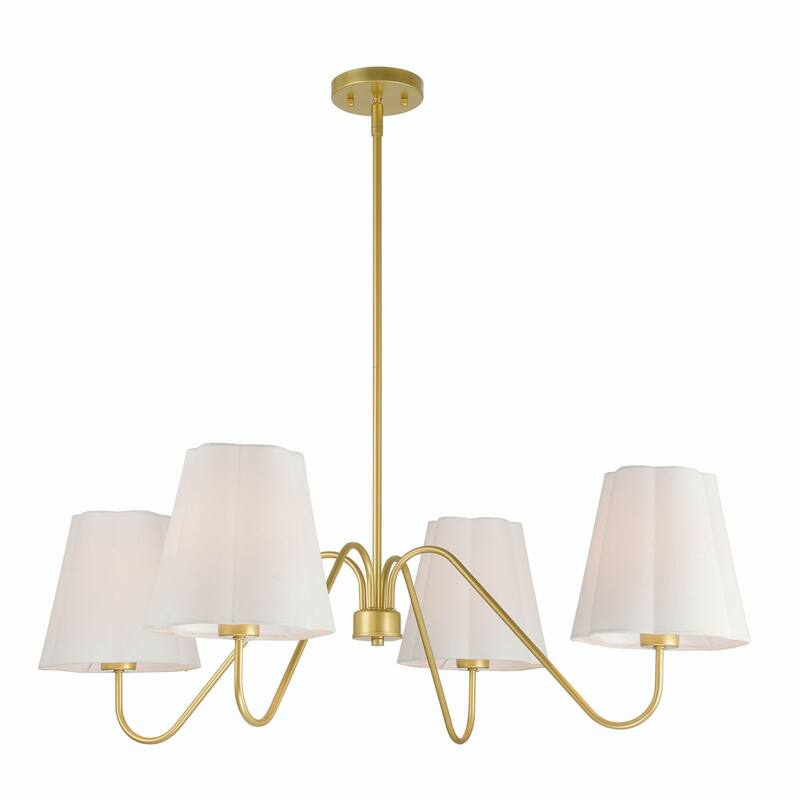 Acroma 4 - Light Dimmable Gold Chandelier Classic / Traditional Chandelier