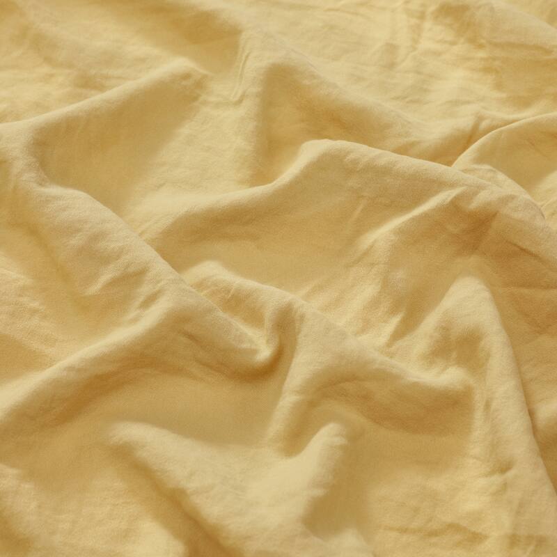 Soft Washed Microfiber Ruffle Duvet Cover Set